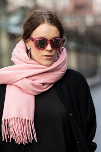 Pink scarf