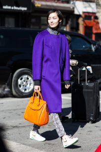 Purple coat