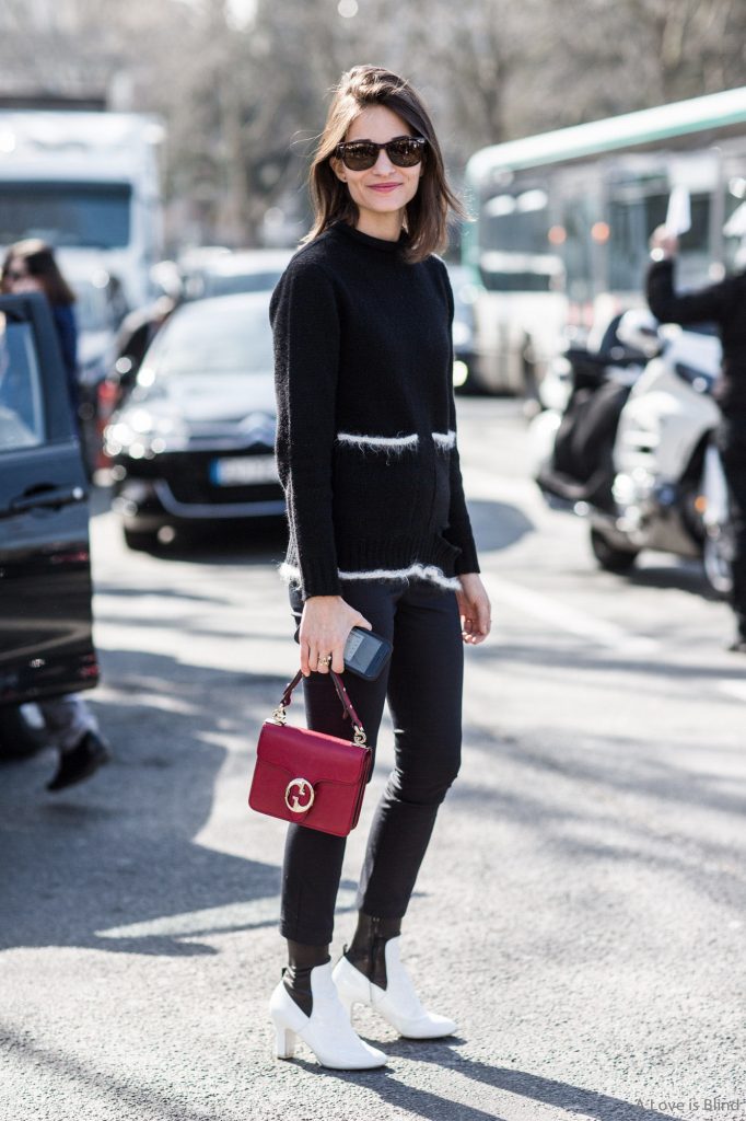 Maria outside Céline – Sandra Semburg