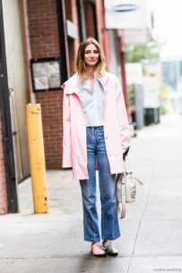 Pink raincoat