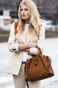 Dree Hemingway NYFW day 6 after Coach