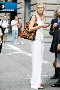 NYFW day 2 whites and leo