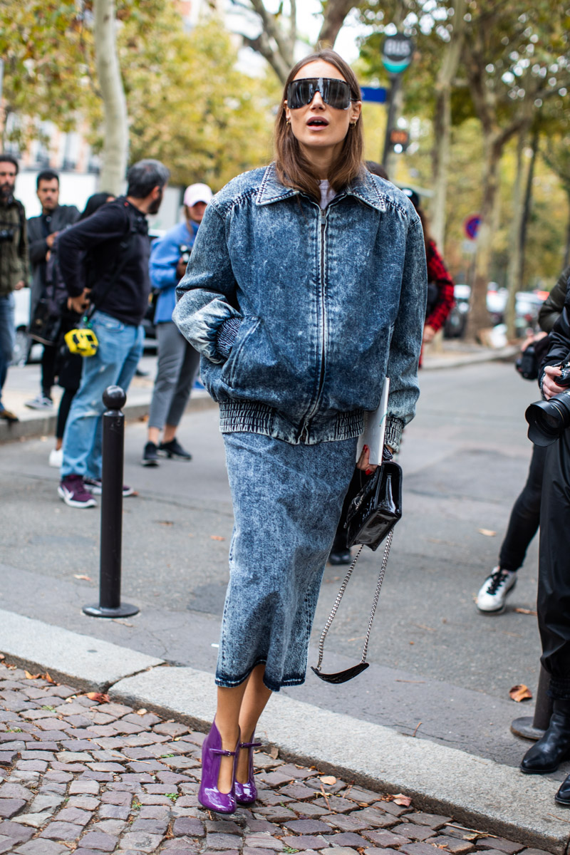 Uitrusten item bende Here's How to Wear the Acid-Wash Jean Trend | Who What Wear